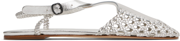 Photo: HEREU Silver Reixa Metallic Sandals