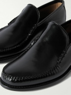 G.H. Bass & Co. - Weejun Cobra Venetian Leather Loafers - Black