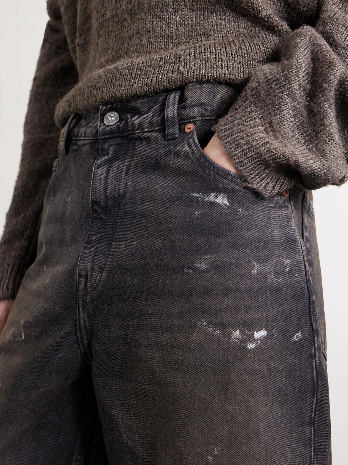 Our Legacy - Capri Cut Straight-Leg Jeans - Black Our Legacy