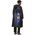 Undercover Black Valentino Edition V Face UFO Print Coat