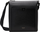 Ferragamo Black Gancini Crossbody Bag