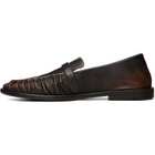 Marsèll Brown Stesa Soft Pebbled Leather Loafers