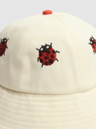 MINI RODINI Embroidered Cotton Sun Hat