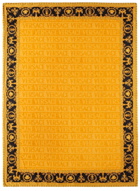 Versace Yellow 'I Love Baroque' Towel