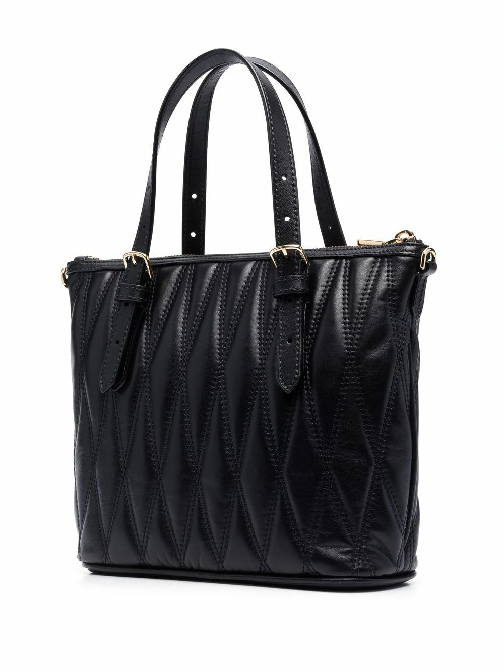 Bally Damirah Quilted Leather Tote Bag - Black | eBay