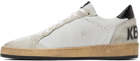 Golden Goose Gray Ball Star Sneakers