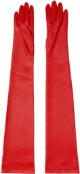 The Row Red Simon Gloves