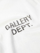 Gallery Dept. - Vintage Souvenir Logo-Print Cotton-Jersey T-Shirt - White