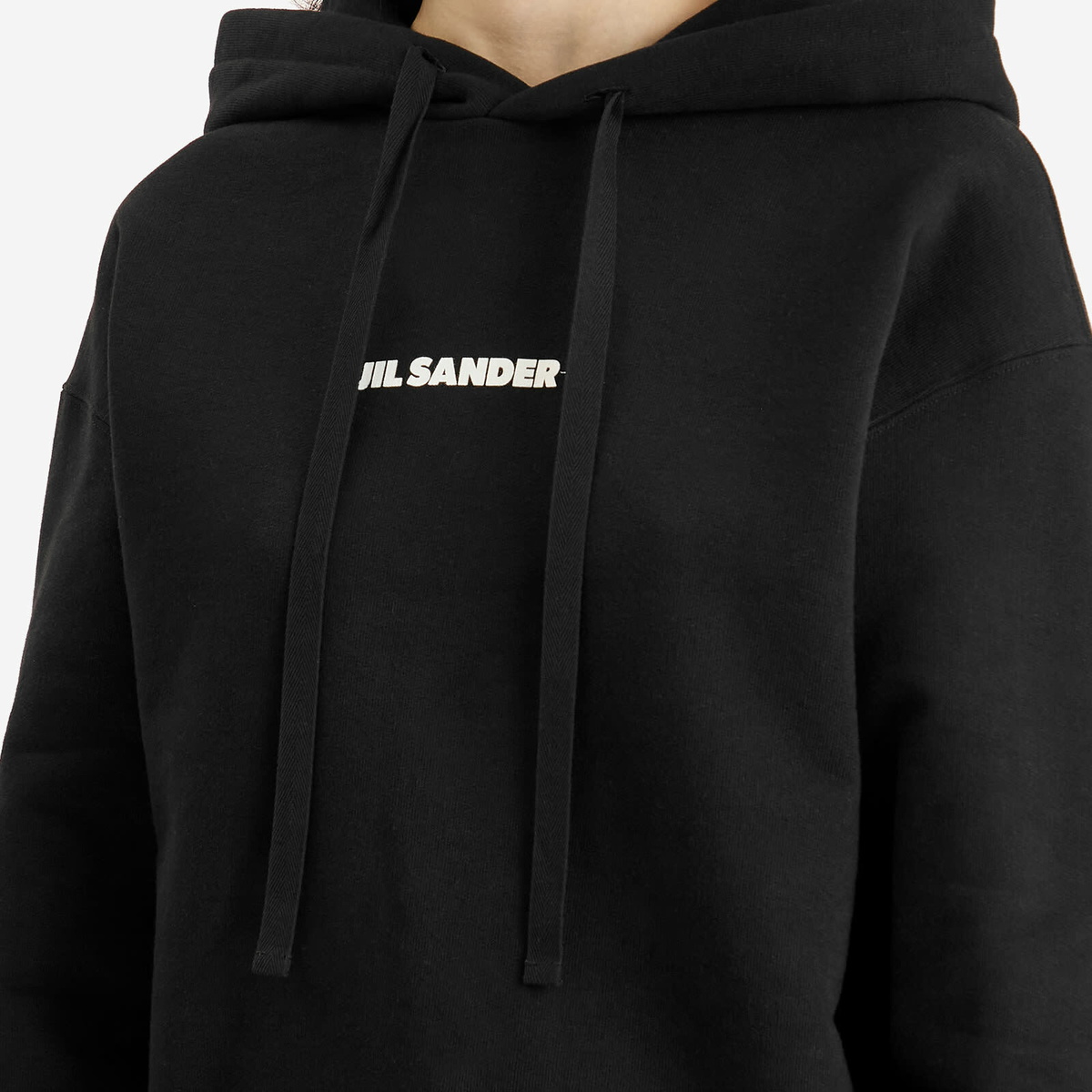 Jil Sander+ Women's Logo Hoodie in Black