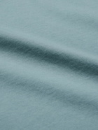Mr P. - Garment-Dyed Cotton-Jersey T-Shirt - Blue