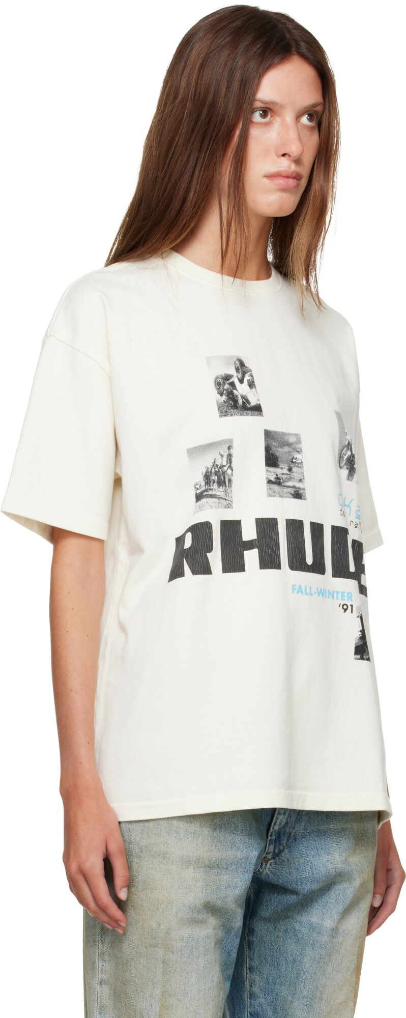 Rhude Off-White 'Winter 91 Rallye' T-shirt