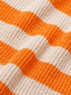 Jacquemus - Rayures Striped Ribbed-Knit Sweater - Orange