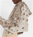 Amiri Bandana-printed cotton hoodie