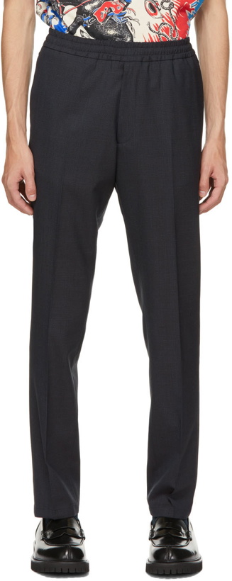 Photo: Paul Smith Navy Wool Trousers