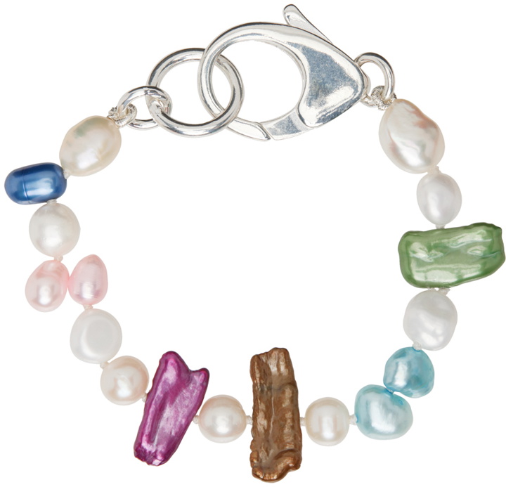 Photo: Hatton Labs Multicolor Pearl 'La Croisette' Bracelet