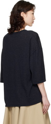 Cordera Gray Merino Wool Oversized T-shirt