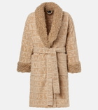 Versace Home Versace Allover cotton terry bathrobe