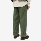 Engineered Garments Men's Workaday Fatigue Pant in Olive Reverse Sateen