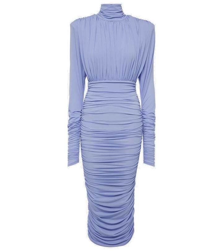 Photo: Alex Perry Ruched crêpe jersey midi dress