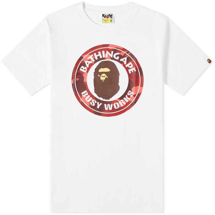 Photo: A Bathing Ape Color Camo Busy Works Tee