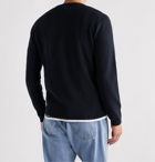 Norse Projects - Sigfred Mélange Brushed-Wool Sweater - Blue