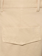 ZEGNA Summer Cotton & Linen Chino Shorts
