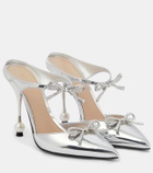 Giambattista Valli Embellished leather mules