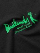 Pasadena Leisure Club - Badlands Printed Cotton-Jersey T-Shirt - Black