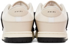 AMIRI Beige & Black Skel Top Low Sneakers