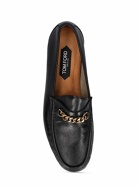 TOM FORD - York Line Leather Loafers