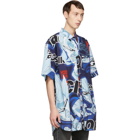 Vetements Blue Anime Bowling Shirt