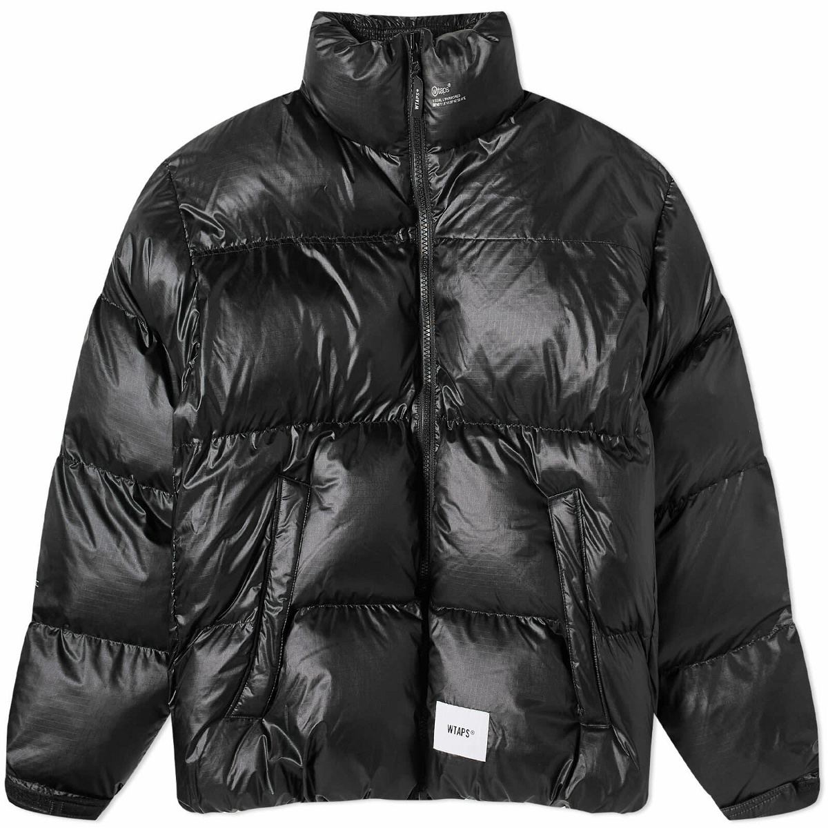 Photo: WTAPS Men's 08 Nylon Ripstop Puffer Jacket in Black