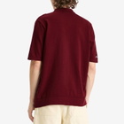 Malbon Men's Jude Knitted Polo in Vino Rose