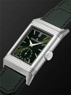 Jaeger-LeCoultre - Reverso Tribute Small Seconds 27.4mm Steel and Leather Watch, Ref. No. Q3978430