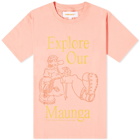 Checks Downtown Men's Maunga T-Shirt in Tangerine