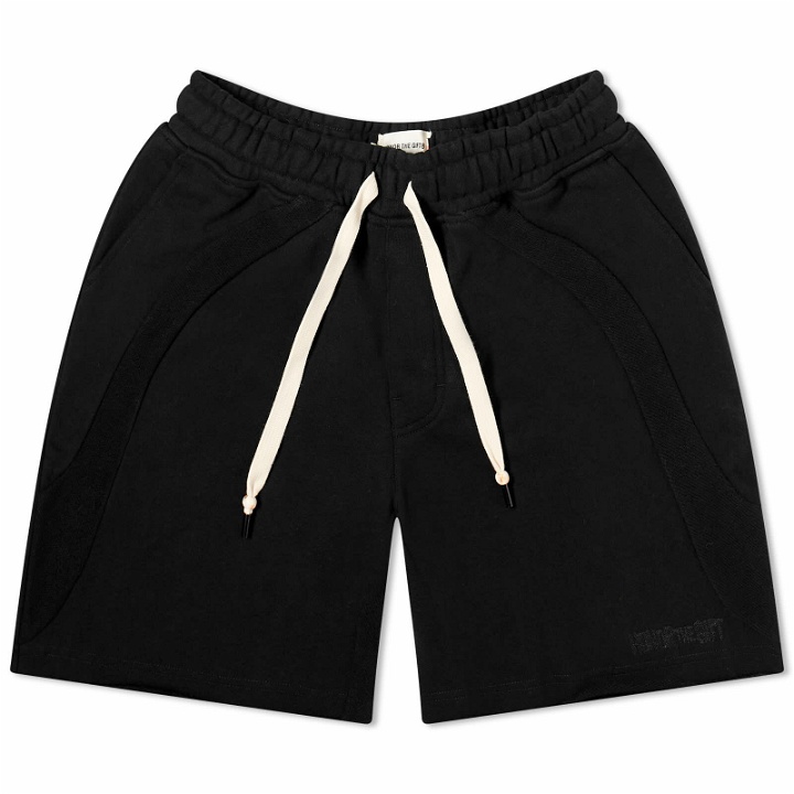 Photo: Honor the Gift Men's Terry Panel Shorts in Black