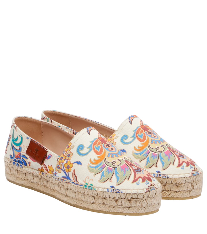 Photo: Etro Floral espadrilles