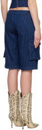 Miaou Blue Dune Denim Shorts