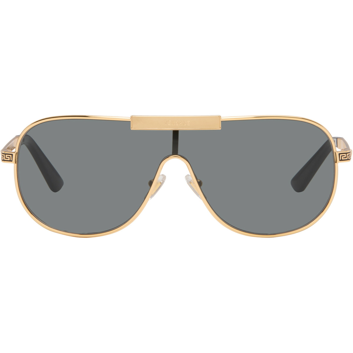 Versace Gold Greca Flow Sunglasses