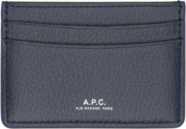 Photo: A.P.C. Navy André Card Holder