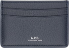 A.P.C. Navy André Card Holder