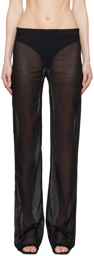 Ludovic de Saint Sernin Black Mermaid Trousers