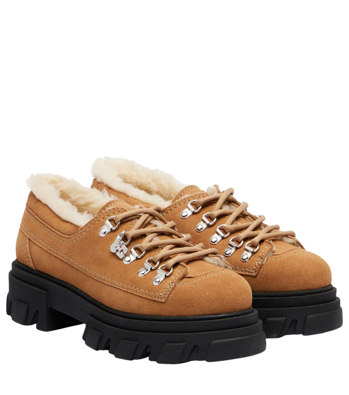 Photo: Ganni Faux leather platform loafers