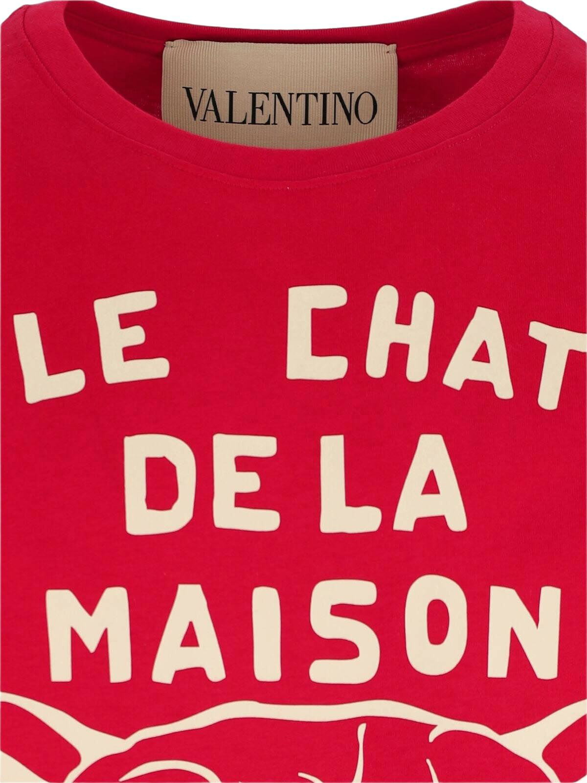 Valentino le Chat De La Maison T-shirt Valentino
