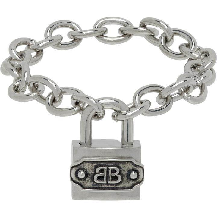 Photo: Balenciaga BB Padlock Bracelet