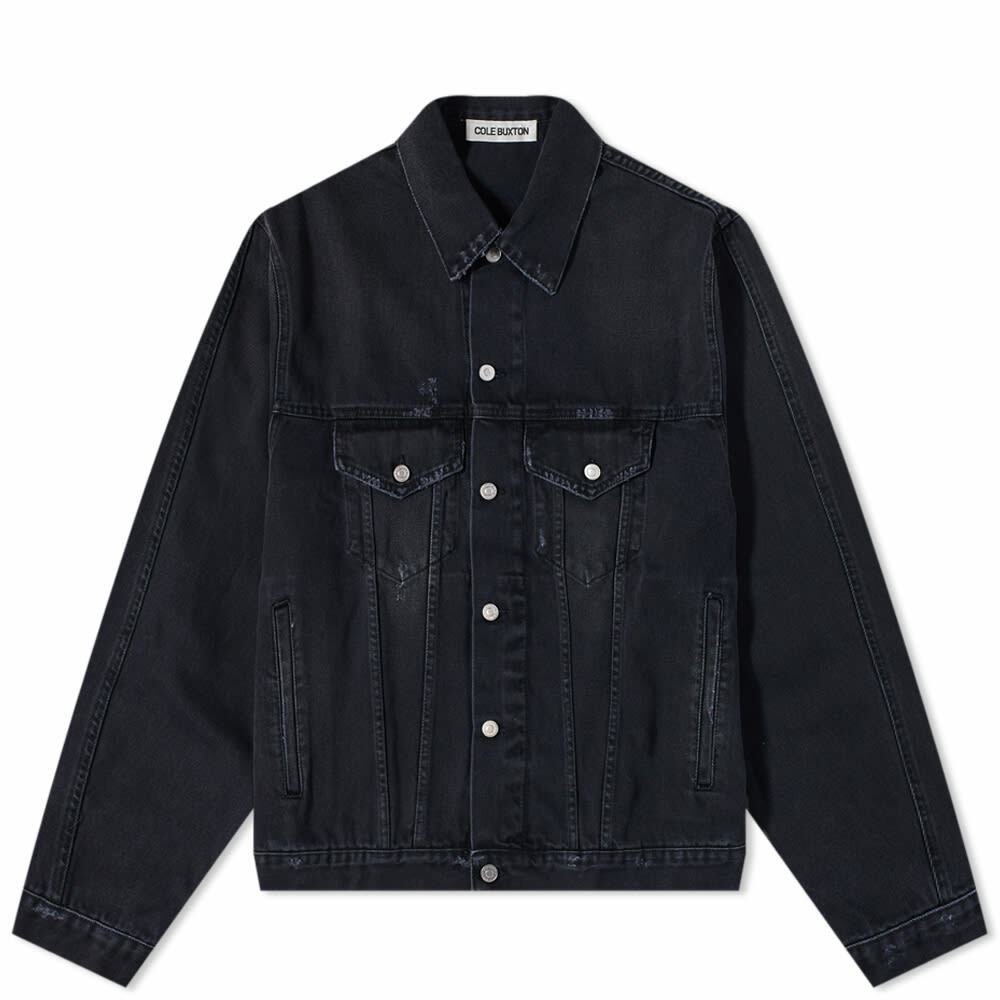 Cole Buxton Men's Denim Jacket in Black