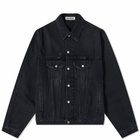 Cole Buxton Men's Denim Jacket in Black