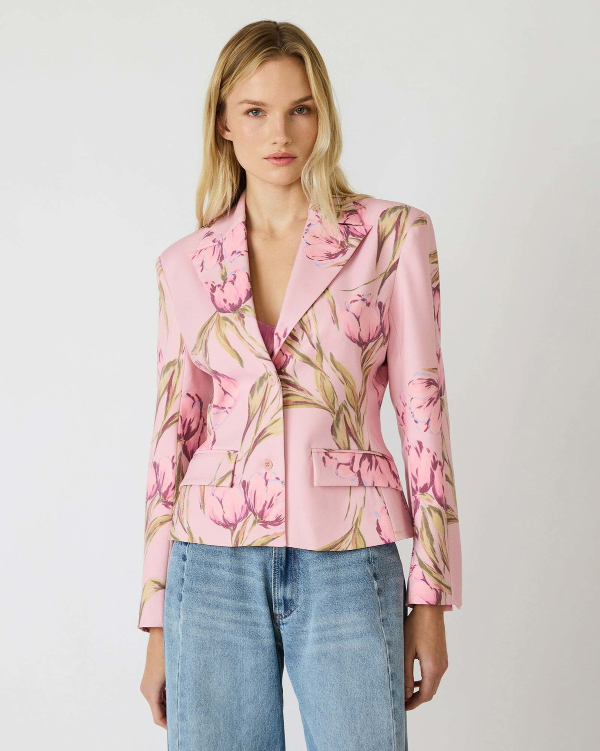 Steve Madden Regina Blazer in Pink