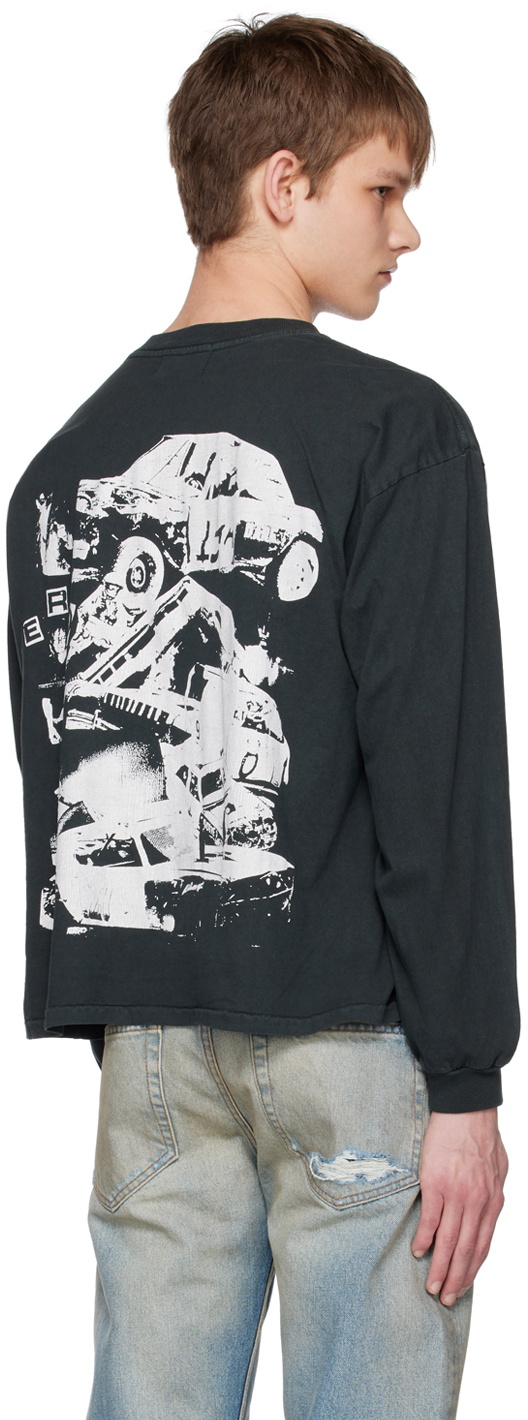 Enfants Riches Déprimés Black Printed Long Sleeve T-Shirt