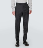 Zegna Wool and mohair canvas suit